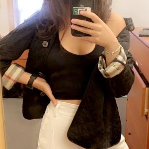 Burberry Brit Copford Quilted Black Jacket Medium